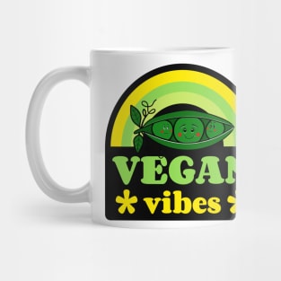 VEGAN Diet Cute Peas Mug